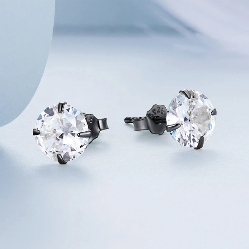 Golden Aura CZ Studs