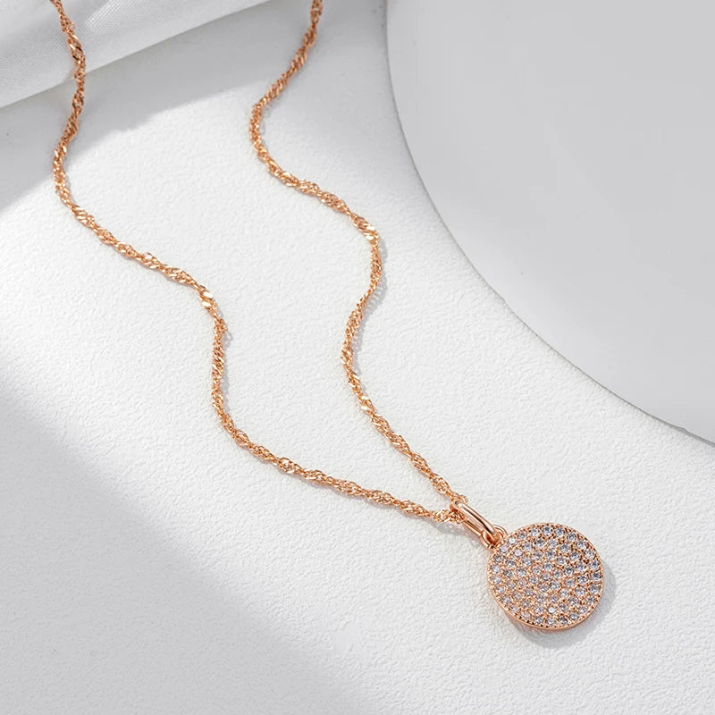 Isabella Full White Zircon Pendant