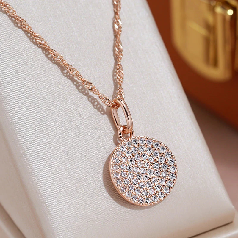 Isabella Full White Zircon Pendant