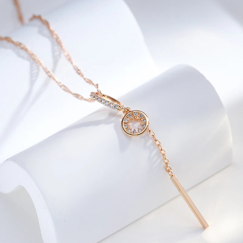 Eva Hollow Design Natural Zircon Tassel