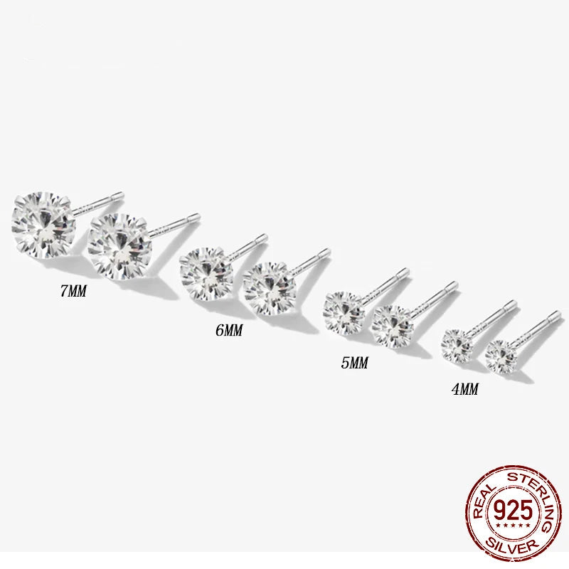 Golden Aura CZ Studs