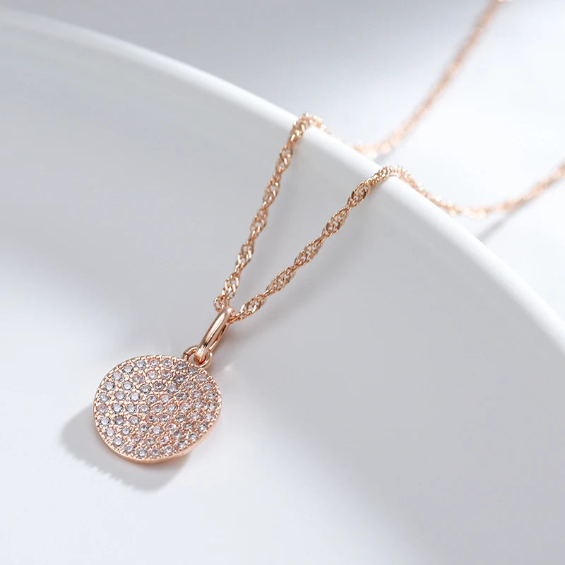 Isabella Full White Zircon Pendant