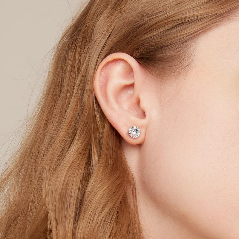 Golden Aura CZ Studs
