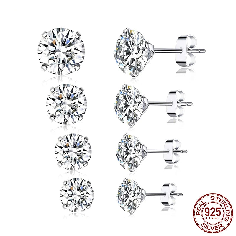 Golden Aura CZ Studs