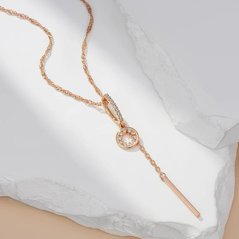 Eva Hollow Design Natural Zircon Tassel