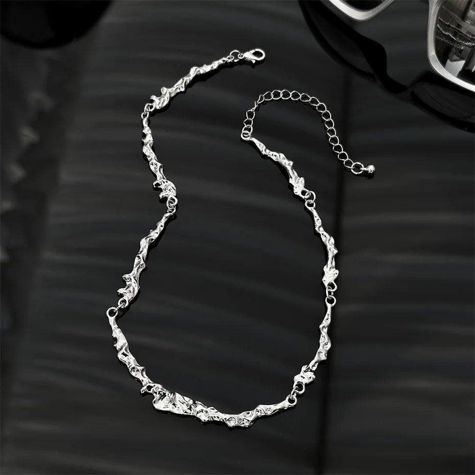 Victoria Polished Bone Chain Necklace