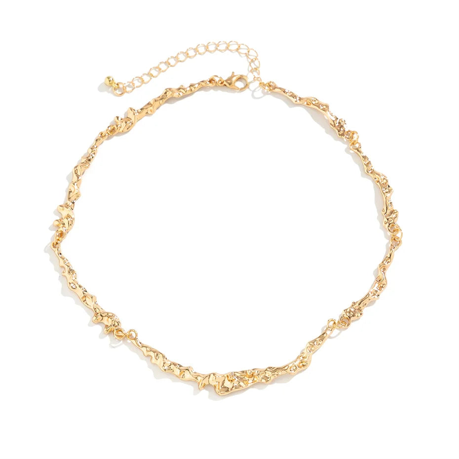 Victoria Polished Bone Chain Necklace