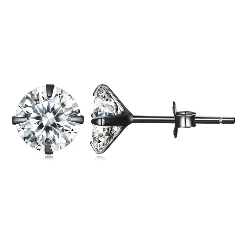 Golden Aura CZ Studs
