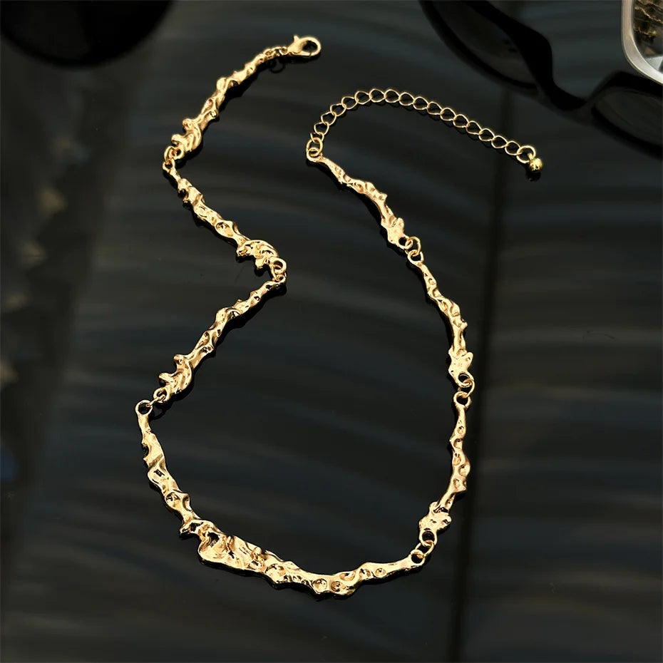 Victoria Polished Bone Chain Necklace