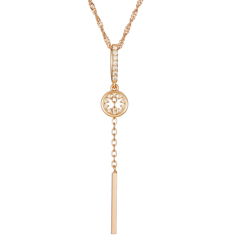 Eva Hollow Design Natural Zircon Tassel