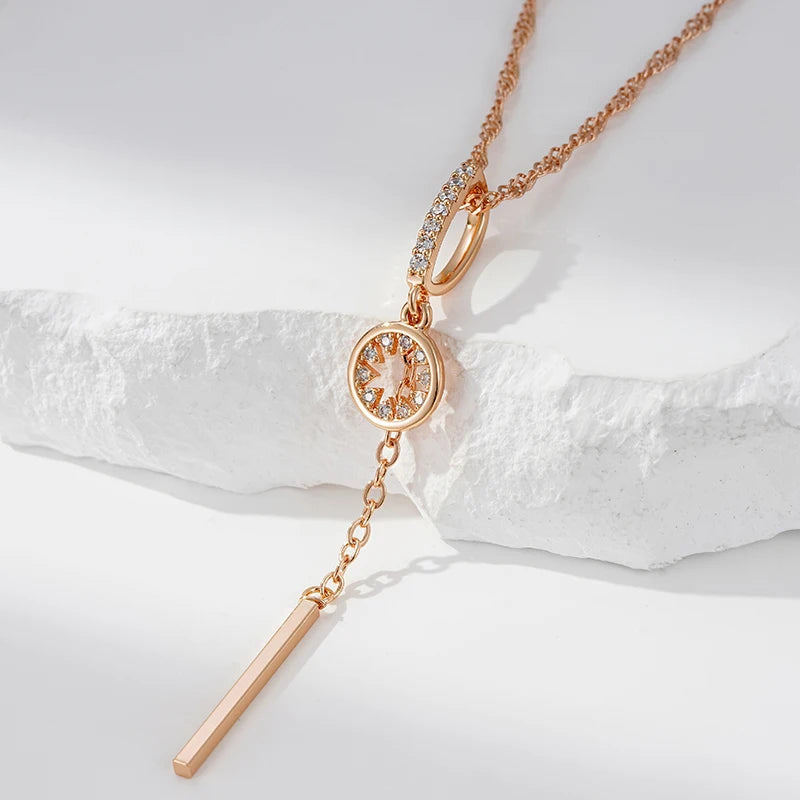 Eva Hollow Design Natural Zircon Tassel