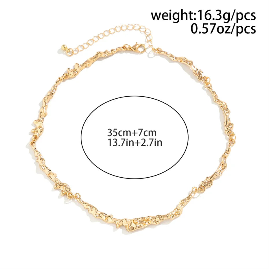 Victoria Polished Bone Chain Necklace