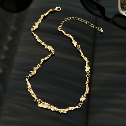 Victoria Polished Bone Chain Necklace