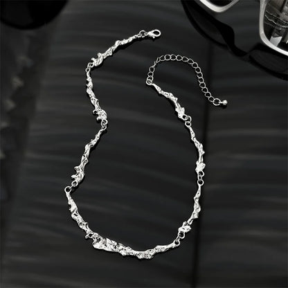 Victoria Polished Bone Chain Necklace