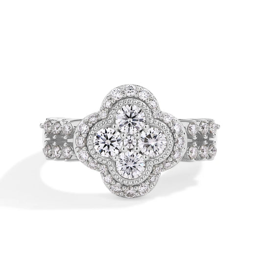Lustre Luxe Clover Ring