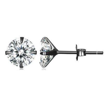 Golden Aura CZ Studs