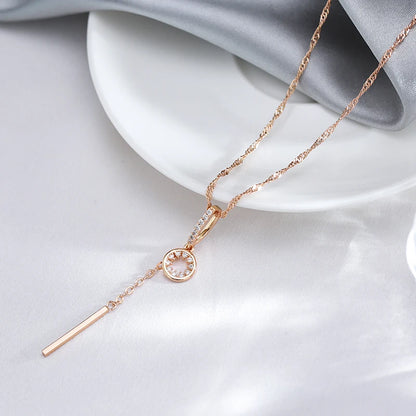 Eva Hollow Design Natural Zircon Tassel