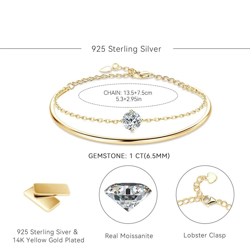 Halo Twin Spark Bracelet