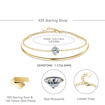 Halo Twin Spark Bracelet