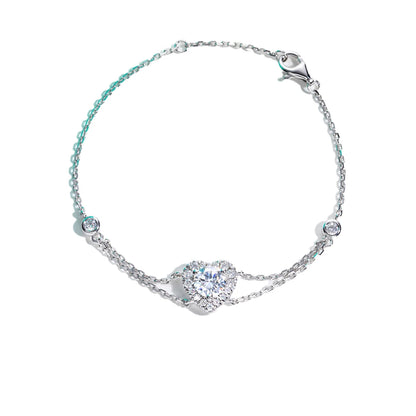 Radiant Bloom Heart Whisper Chain