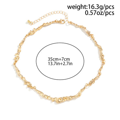Victoria Polished Bone Chain Necklace